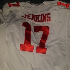 AUTHENTIC 49ers NIKE ON FIELD JERSEY M.JENKINS..WR Retired 1st Rounder